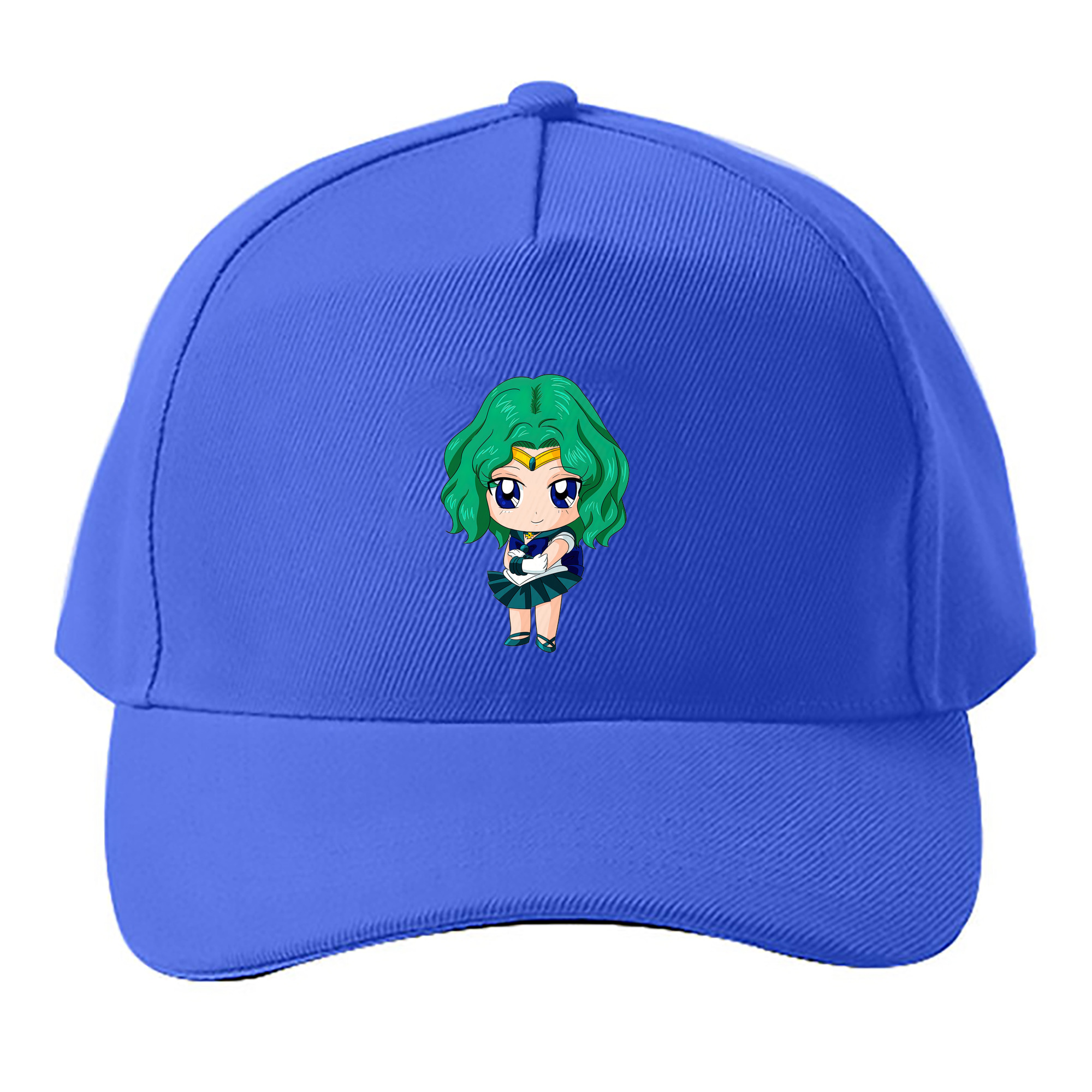（画像用） 美少女戦士セーラームーン 海王 みちる（かいおう みちる） Sailor Moon Kaiou Michiru ベースボールキャップ 綿100％ 男女兼用 帽子 スポーツ